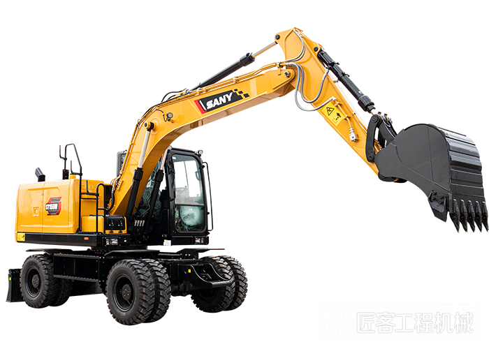 三一重機SY155W輪式挖掘機榮膺2024中國工程機械年度TOP50殊榮