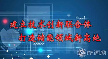建立技術創新聯合體，打造儲能領域新高地 能源科學技術研究服務的路徑與實踐